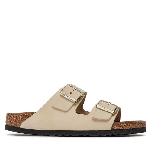 Mules / sandales de bain Birkenstock Arizona 1026711 Ecru - Chaussures.fr - Modalova