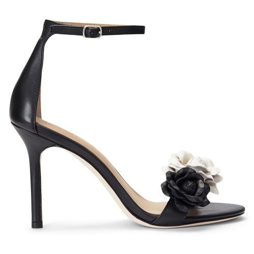 Sandales Lauren Ralph Lauren Allie Flower 802935571001 Noir - Chaussures.fr - Modalova