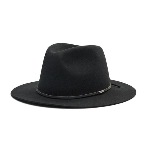 Chapeau Brixton Wesley Fedora 10761 Black - Chaussures.fr - Modalova