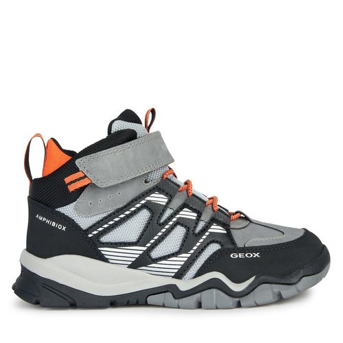Boots Geox J Montrack Boy B Abx J26HBC 0FUME C0036 S Grey/Orange - Chaussures.fr - Modalova