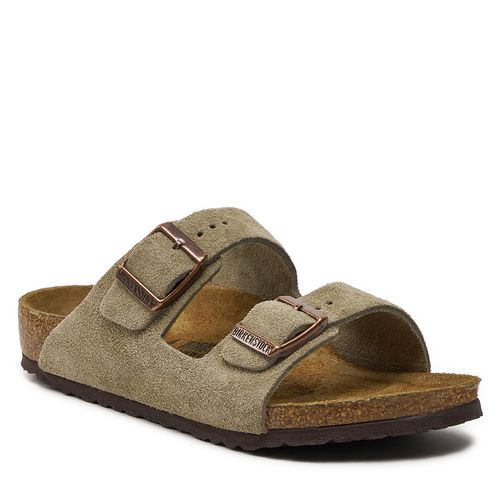 Mules / sandales de bain Birkenstock Arizona 1021704 D Taupe - Chaussures.fr - Modalova