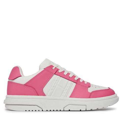 Sneakers Tommy Jeans Tjw Skate Sneaker Mat Mix EN0EN02501 Pink Alert THW - Chaussures.fr - Modalova