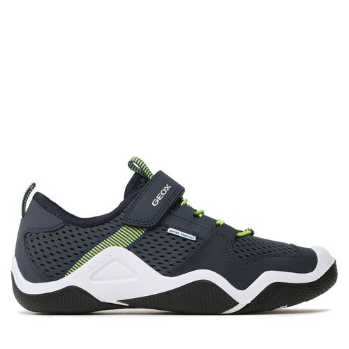 Sneakers Geox J Wader B. A J3530A 01450 C0749 D Navy/Lime - Chaussures.fr - Modalova