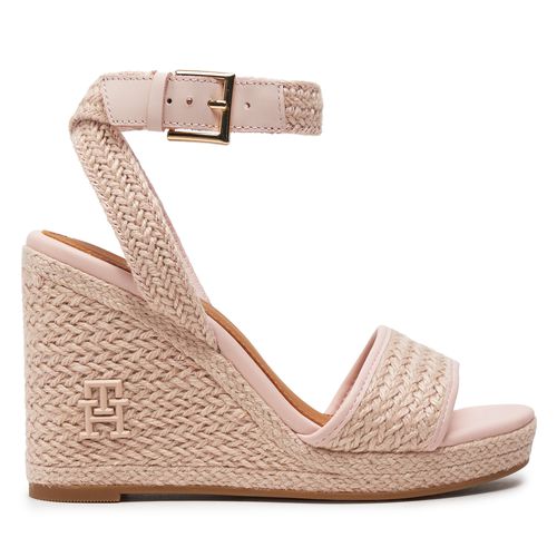 Espadrilles Tommy Hilfiger Th Rope High Wedge Sandal FW0FW07926 Whimsy Pink TJQ - Chaussures.fr - Modalova