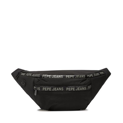 Sac banane Pepe Jeans Preston Bumbag PM030693 Black 999 - Chaussures.fr - Modalova