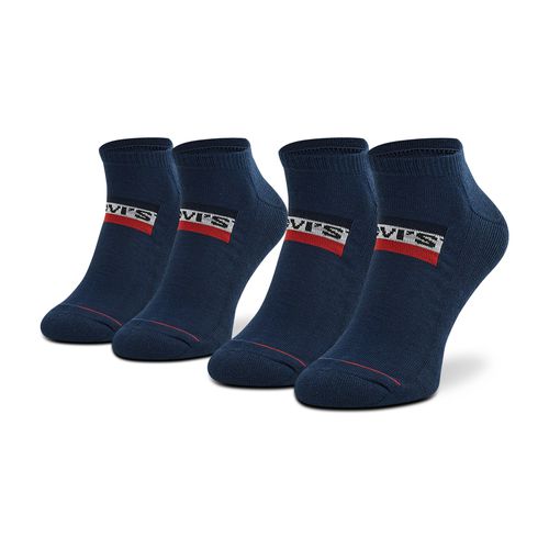 Lot de 2 paires de chaussettes basses unisexe Levi's® 701219507 Dress Blue - Chaussures.fr - Modalova