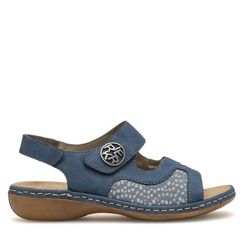 Sandales Rieker 65989-15 Bleu - Chaussures.fr - Modalova