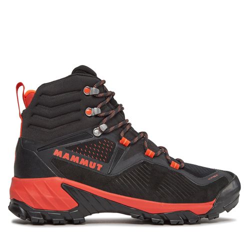 Chaussures de trekking Mammut Sapuen High GTX GORE-TEX 3030-04241-00654-1075 Black-Hot Red - Chaussures.fr - Modalova
