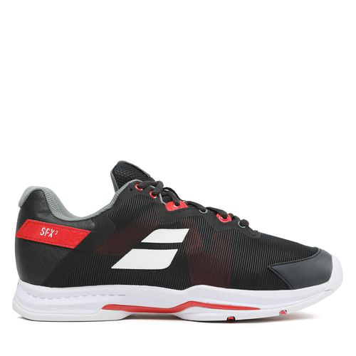 Chaussures Babolat Sfx3 All Court Men 30S23529 Black/Poppy Red - Chaussures.fr - Modalova