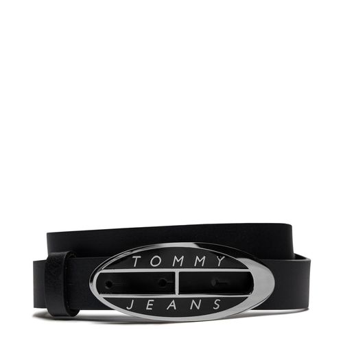 Ceinture Tommy Jeans Tjw Origin Belt AW0AW15840 Black BDS - Chaussures.fr - Modalova