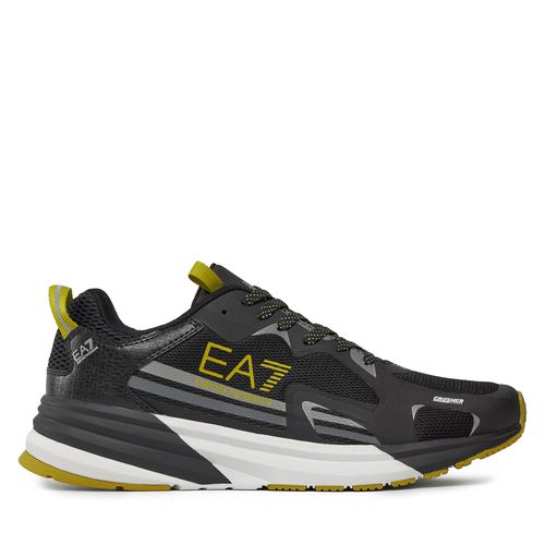 Sneakers EA7 Emporio Armani X8X156 XK360 S888 Black+Golden Lime - Chaussures.fr - Modalova