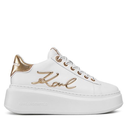 Sneakers KARL LAGERFELD KL63510A White Lthr w/Gold 01G - Chaussures.fr - Modalova