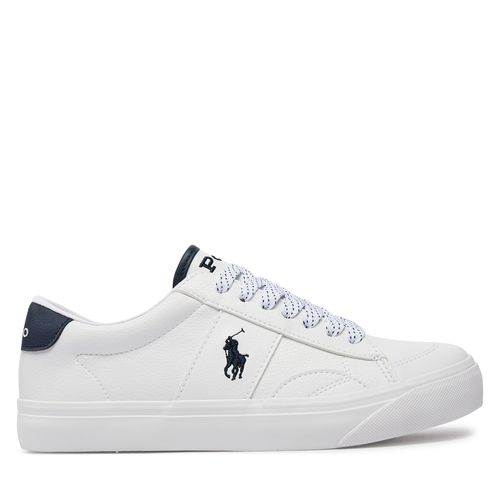Sneakers Polo Ralph Lauren RL00564111 J White Tumbled W/ Navy Pp - Chaussures.fr - Modalova