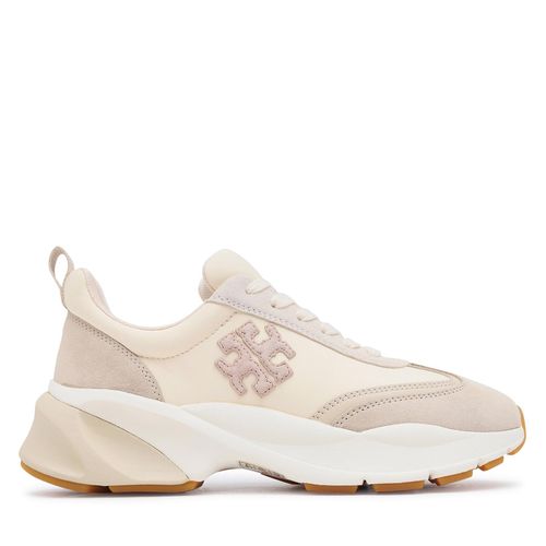 Sneakers Tory Burch Good Luck Trainer 83833 French Pearl/Dulce De Leche/Biscotti 700 - Chaussures.fr - Modalova