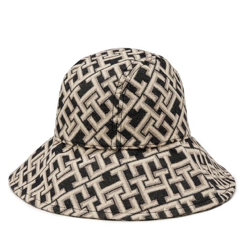 Chapeau Tommy Hilfiger Th Contemporary Mono Bucket Hat AW0AW15782 Black BDS - Chaussures.fr - Modalova