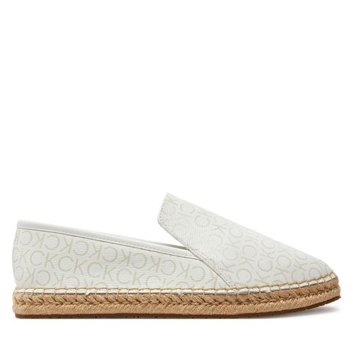 Espadrilles Calvin Klein Espadrille Epi Mono HW0HW01917 White Monogram YBR - Chaussures.fr - Modalova