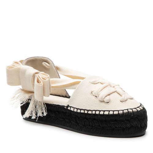 Espadrilles Tory Burch Woven Bouble T Espadrille 282 Natural/Natural - Chaussures.fr - Modalova