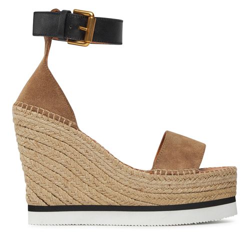 Espadrilles See By Chloé SB26152 Dark Beige 549 - Chaussures.fr - Modalova