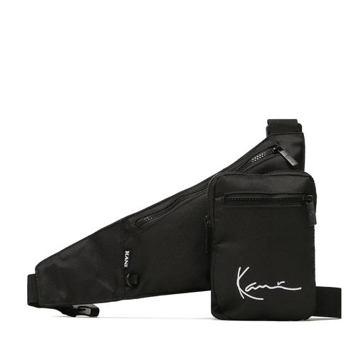 Sacoche Karl Kani Signature Crossbody Bag 4002662 Black - Chaussures.fr - Modalova