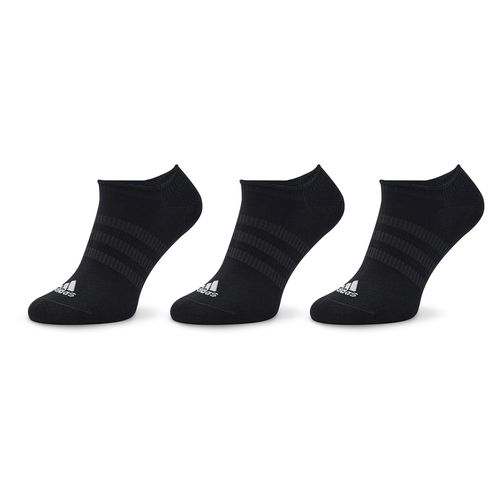 Lot de 3 paires de chaussettes basses unisexe adidas Twin And Light IC1327 Black/White - Chaussures.fr - Modalova