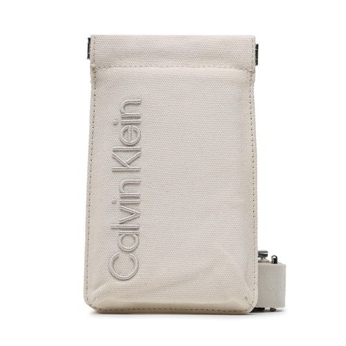 Pochette pour téléphone Calvin Klein Ck Summer Phone Crossbody K60K610460 Beige - Chaussures.fr - Modalova