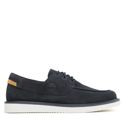 Chaussures basses Timberland Newmarket II Lthr Boat TB0A5RDZ0191 Navy Suede - Chaussures.fr - Modalova