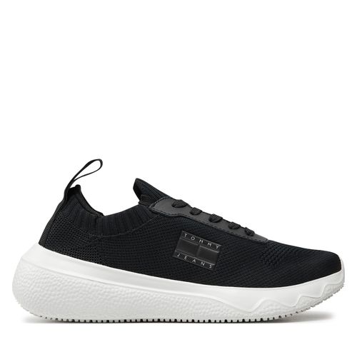 Sneakers Tommy Jeans Tjw Flexi Runner EN0EN02489 Noir - Chaussures.fr - Modalova