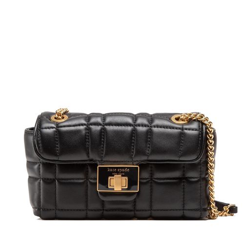 Sac à main Kate Spade Evelyn Quilted Leatcher Small S K8932 Black - Chaussures.fr - Modalova