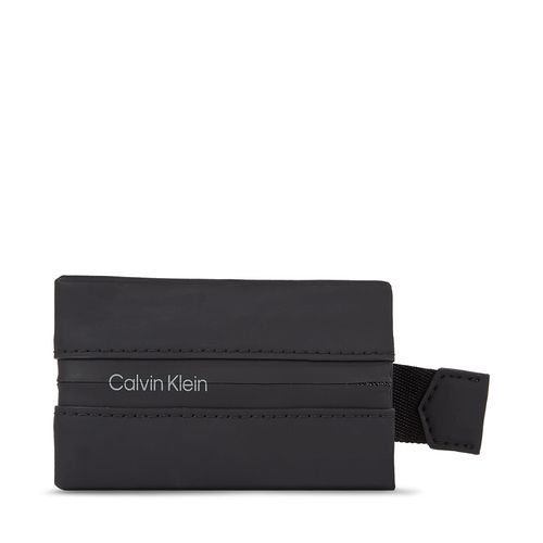 Étui cartes de crédit Calvin Klein Rubberized Slide Ccholder K50K510923 Ck Black BAX - Chaussures.fr - Modalova