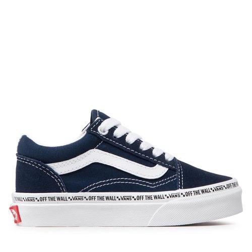 Tennis Vans Old Skool VN0A7Q5F4M01 Mini Vans Dress Blues/Tru - Chaussures.fr - Modalova