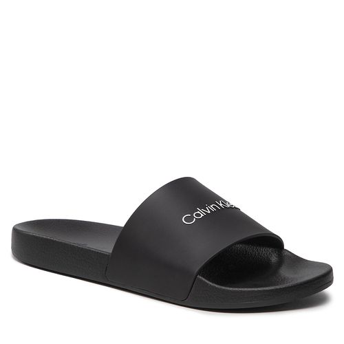 Mules / sandales de bain Calvin Klein Jeans Pool Slide HM0HM00455 Ck Black BEH - Chaussures.fr - Modalova