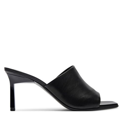 Mules / sandales de bain Calvin Klein Heel Mule 70 Lth HW0HW01948 Noir - Chaussures.fr - Modalova
