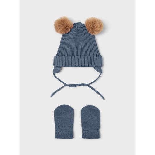 Ensemble bonnet + gants NAME IT 13206459 Bleu - Chaussures.fr - Modalova