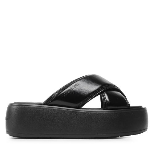 Mules / sandales de bain Calvin Klein Bubble Slide- Pat HW0HW01469 Black BEH - Chaussures.fr - Modalova