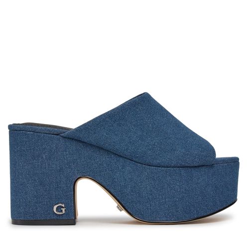 Mules / sandales de bain Guess Yaki2 FLJYA2 DEN04 Bleu - Chaussures.fr - Modalova