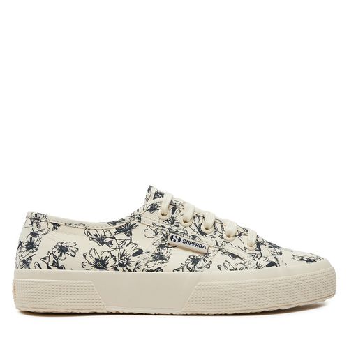 Tennis Superga Sketched Flowers 2750 S6122NW Beige - Chaussures.fr - Modalova