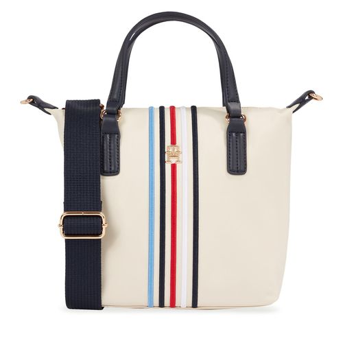 Sac à main Tommy Hilfiger Poppy Small Tote Corp AW0AW15986 Calico AEF - Chaussures.fr - Modalova