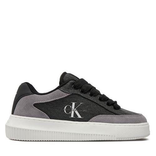 Sneakers Calvin Klein Jeans Chunky Cupsole Lace Skater Btw YW0YW01452 Black/Stormfront 0GO - Chaussures.fr - Modalova