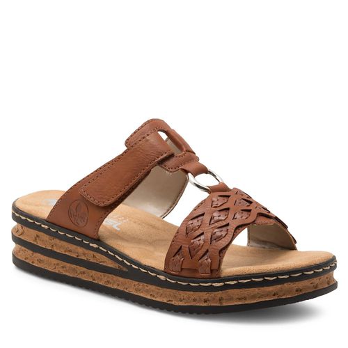 Mules / sandales de bain Rieker 629K9-24 Brown - Chaussures.fr - Modalova