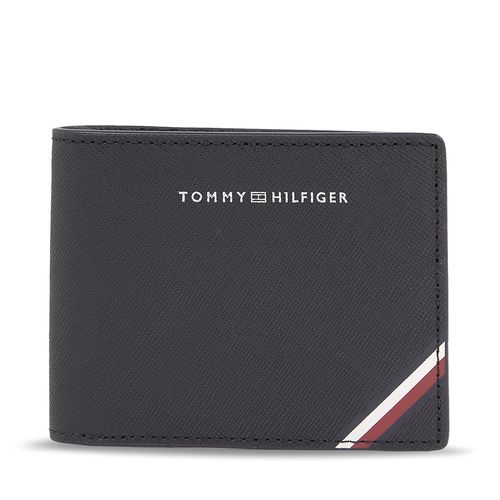 Portefeuille Tommy Hilfiger Th Central Mini Cc Wallet AM0AM11584 Noir - Chaussures.fr - Modalova