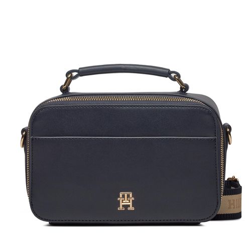 Sac à main Tommy Hilfiger Iconic Tommy Camera Bag AW0AW15689 Space Blue DW6 - Chaussures.fr - Modalova