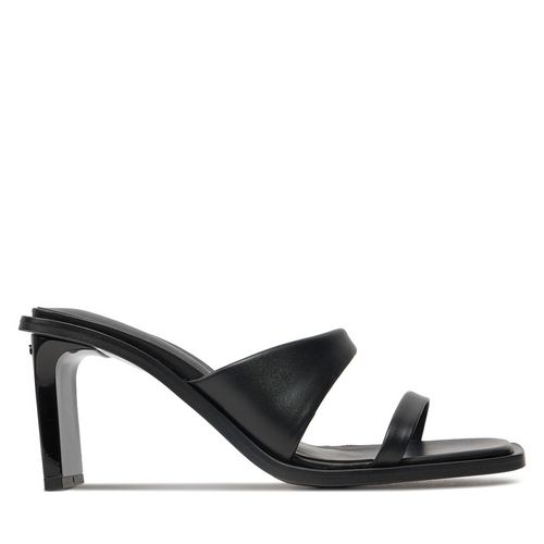 Mules / sandales de bain Calvin Klein Heel Slide 70 Lth HW0HW02072 Noir - Chaussures.fr - Modalova