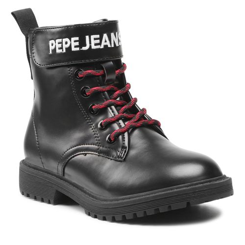 Bottes Pepe Jeans Hatton Strap Combi PGS50167 Noir - Chaussures.fr - Modalova