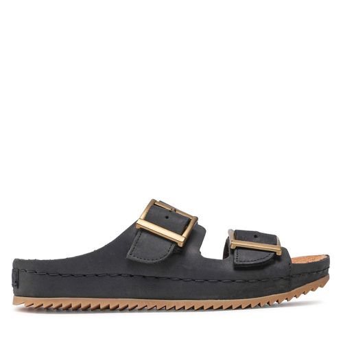 Mules / sandales de bain Clarks Brookleigh Sun 261650574 Black Leather - Chaussures.fr - Modalova