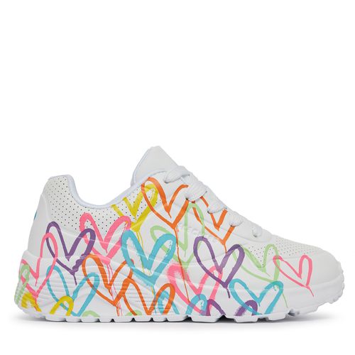 Sneakers Skechers Uno Lite Spread The Love 314064L/WML Wht/Mult/Neon - Chaussures.fr - Modalova