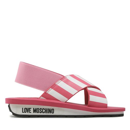 Sandales LOVE MOSCHINO JA16113G1GI4261A Righe Rosa - Chaussures.fr - Modalova