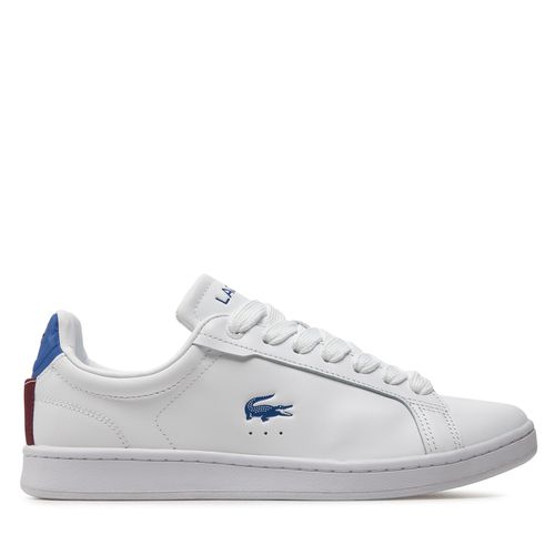 Sneakers Lacoste Carnaby Pro Leather 747SMA0043 Wht/Blu 080 - Chaussures.fr - Modalova