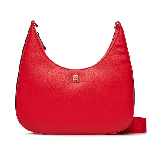 Sac à main Tommy Hilfiger Th Essential Sc Crossover Corp AW0AW16088 Fierce Red XND - Chaussures.fr - Modalova
