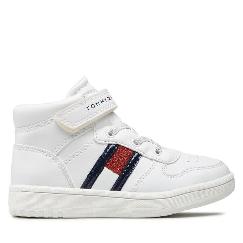 Sneakers Tommy Hilfiger Higt Top Lace-Up/Velcro Sneaker T3A9-32330-1438 S Blanc - Chaussures.fr - Modalova