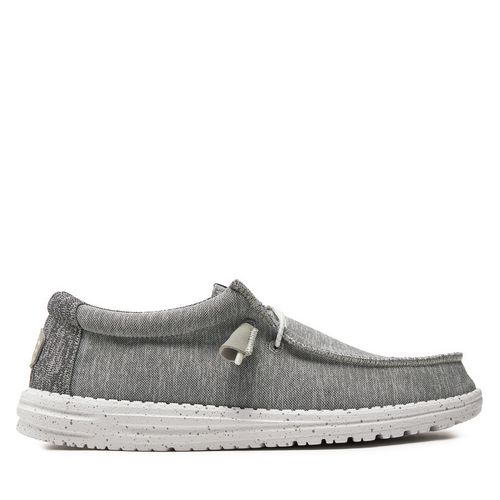 Mocassins Hey Dude Wally 40536-030 Gris - Chaussures.fr - Modalova